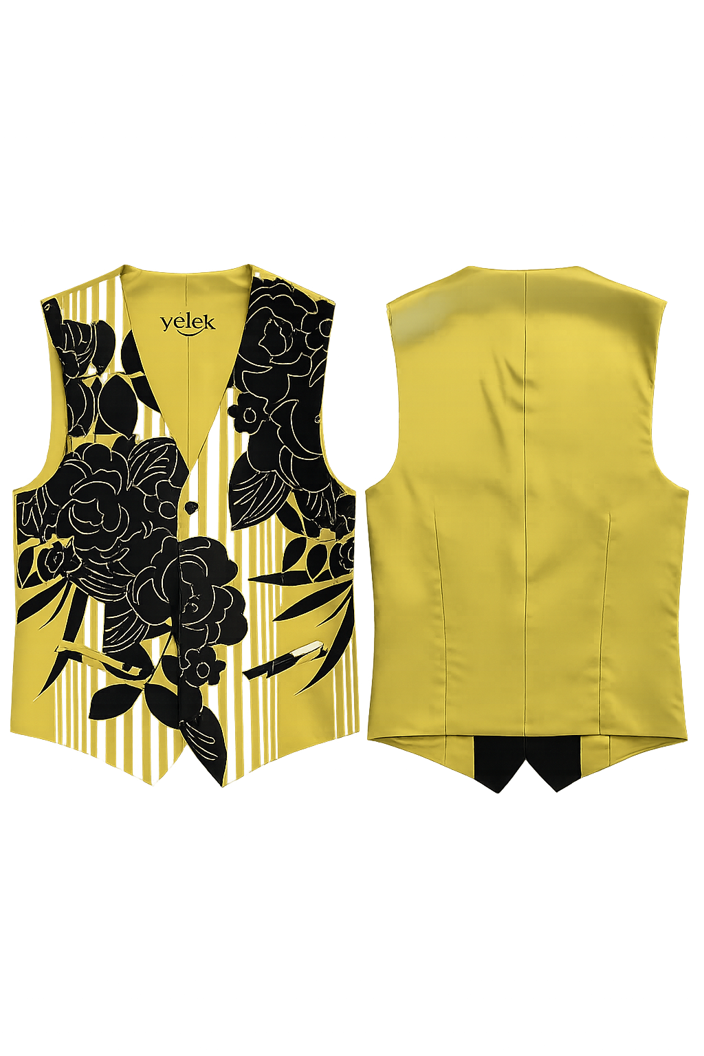 Flowers - gold & black