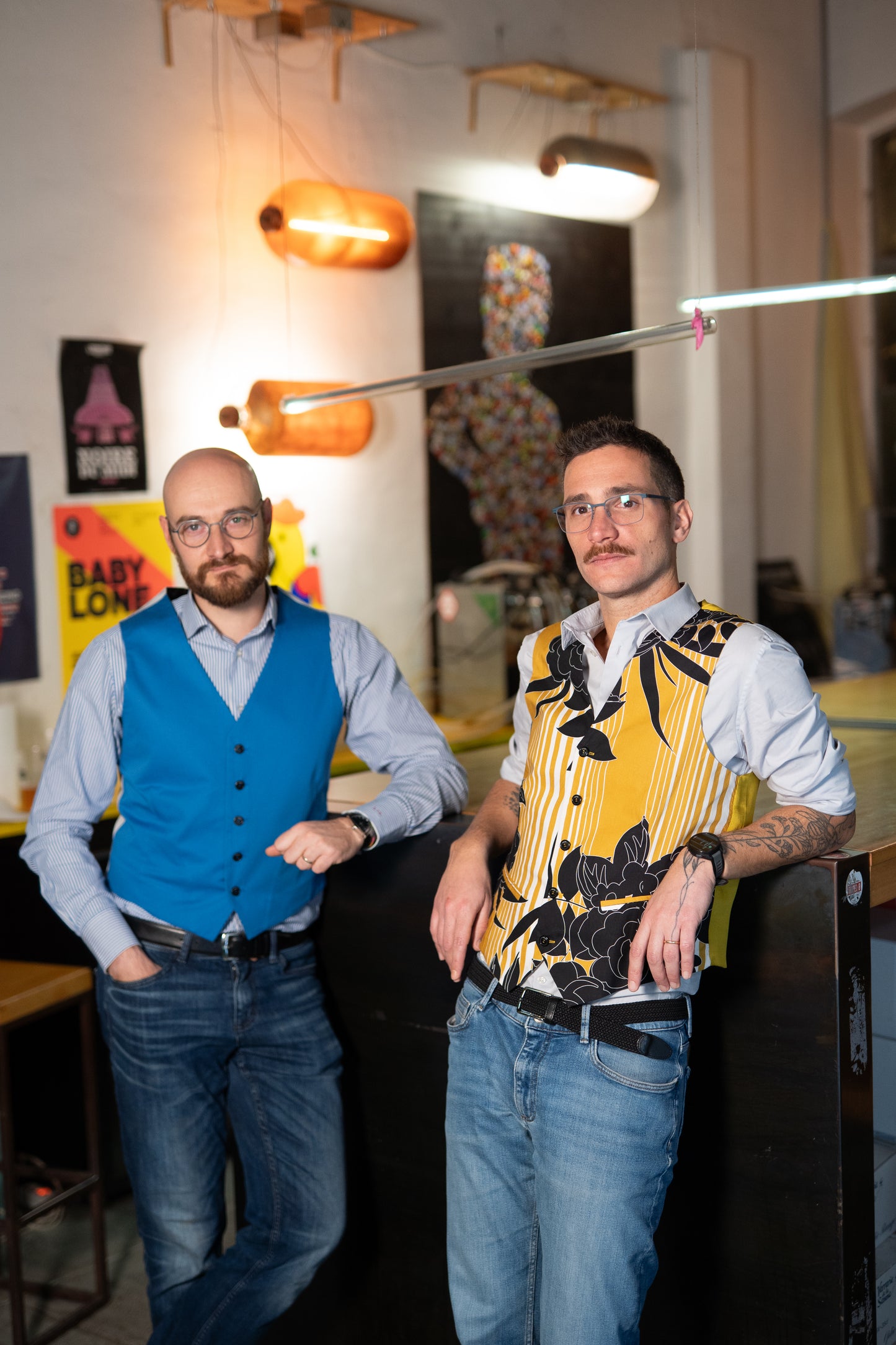 Colors - blue & silver